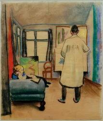 Franz and Maria Marc in the Studio with August Macke in Bonn
